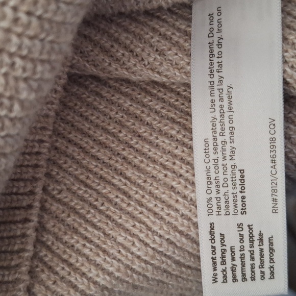 Eileen Fisher Organic Cotton Open Knit Cardigan 2X - Picture 5 of 7